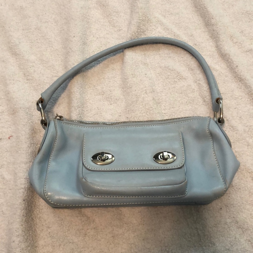 Small blue purse